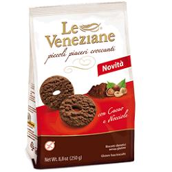 LE VENEZIANE BISCOTTI CACAO/NOCCIOLA 250 G - Farmacia Rossi2 - Farmacia Rossi 