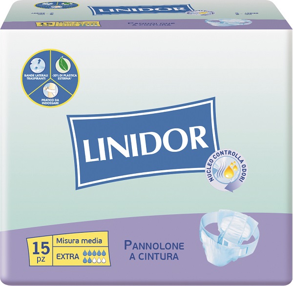 PANNOLONE LINIDOR PERFECT CARE EXTRA A CINTURA MM 15 PEZZI - Farmacia Rossi2 - Farmacia Rossi 