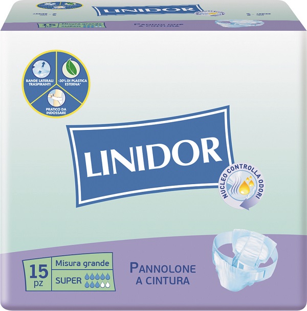 PANNOLONE LINIDOR PERFECT CARE SUPER A CINTURA MG 15 PEZZI - Farmacia Rossi2 - Farmacia Rossi 