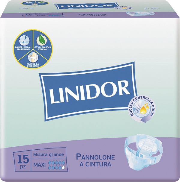 PANNOLONE LINIDOR A CINTURA MAXI MISURA GRANDE 15 PEZZI - Farmacia Rossi2 - Farmacia Rossi 