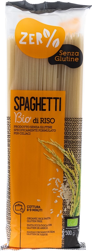 ZERO% GLUTINE PASTA RISO SPAGHETTI SENZA GLUTINE BIO 500 G - Farmacia Rossi2 - Farmacia Rossi 