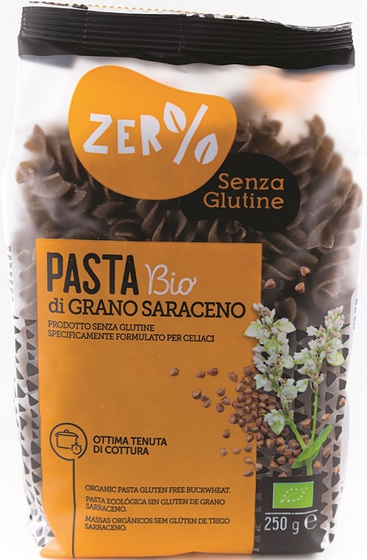 ZERO% GLUTINE FUSILLI GRANO SARACENO INTEGRALE SENZA GLUTINE250 G - Farmacia Rossi2 - Farmacia Rossi 