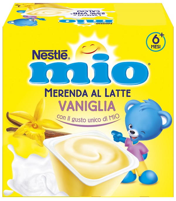 MIO MERENDA VANIGLIA 4 X 100 G - Farmacia Rossi2 - Farmacia Rossi 