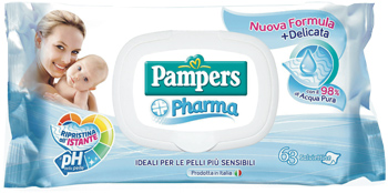 PAMPERS PHARMA SALVIETTE SENS 63 PEZZI - Farmacia Rossi2 - Farmacia Rossi 