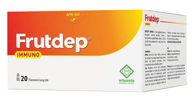 FRUTDEP IMMUNO 20 FLACONCINI 10 ML - Farmacia Rossi2 - Farmacia Rossi 