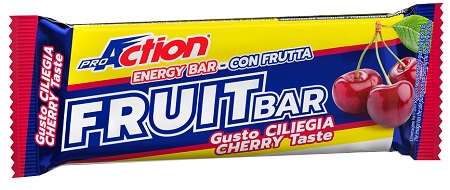 PROACTION FRUIT BAR BARRETTA ENERGETICA ALLA CILIEGIA 40 G - Farmacia Rossi2 - Farmacia Rossi 