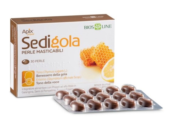 SEDIGOLA PERLE MASTICABILI 30 PERLE - Farmacia Rossi2 - Farmacia Rossi 