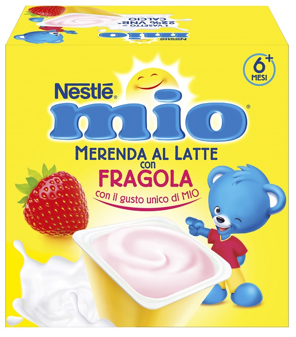 MIO MERENDA FRAGOLA 4 X 100 G - Farmacia Rossi2 - Farmacia Rossi 