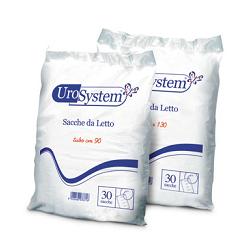 SACCA DI DRENAGGIO DA LETTO PER INCONTINENZA UROSYSTEM TUBO 130 CM SENZA SCARICO 30 PEZZI - Farmacia Rossi2 - Farmacia Rossi 