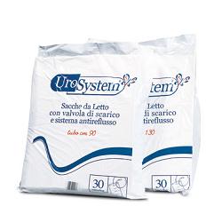 SACCA DI DRENAGGIO DA LETTO PER INCONTINENZA UROSYSTEM TUBO 90 CM CON SCARICO 30 PEZZI - Farmacia Rossi2 - Farmacia Rossi 