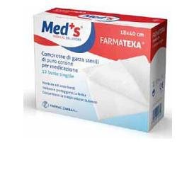 GARZA COMPRESSA MEDS FARMATEXA 12/8 18X40CM 12 PEZZI - Farmacia Rossi2 - Farmacia Rossi 