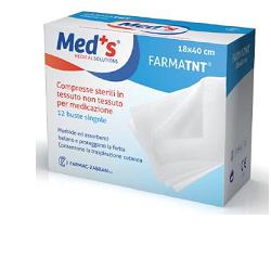 GARZA COMPRESSA TESSUTO NON TESSUTO MEDS 36X40CM 12 PEZZI SSR - Farmacia Rossi2 - Farmacia Rossi 