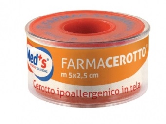 CEROTTO MEDS IPOALLERGENICO TELA 500X2,5CM SSR - Farmacia Rossi2 - Farmacia Rossi 