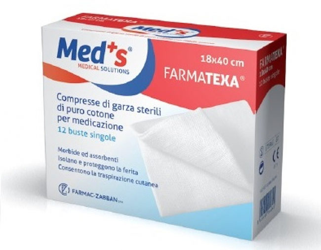 GARZA COMPRESSA MEDS 12/12 18X40CM 12 PEZZI - Farmacia Rossi2 - Farmacia Rossi 
