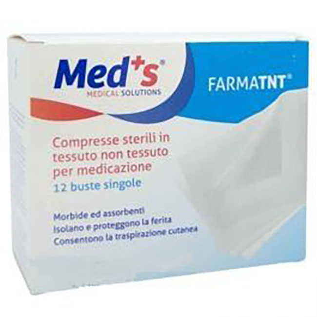 GARZA COMPRESSA MEDS TESSUTO NON TESSUTO 7,5X7,5 12 PEZZI PEEL OPEN - Farmacia Rossi2 - Farmacia Rossi 