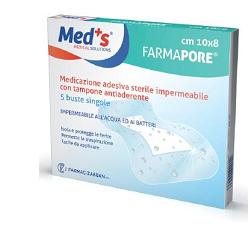 MEDS PORE MEDICAZIONE IN POLIURETANO ADESIVA IMPERMEABILE 5X7CM 5 PEZZI - Farmacia Rossi2 - Farmacia Rossi 