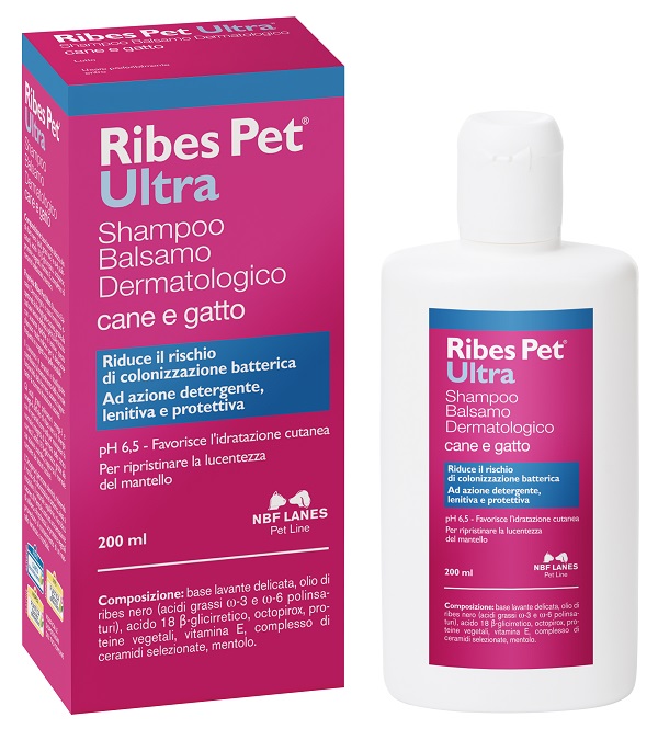 RIBES PET ULTRA SHAMPOO DERMATOLOGICO FLACONE 200 ML - Farmacia Rossi2 - Farmacia Rossi 