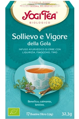 YOGI TEA SOLLIEVO E VIGORE DELLA GOLA 32,3 G - Farmacia Rossi2 - Farmacia Rossi 