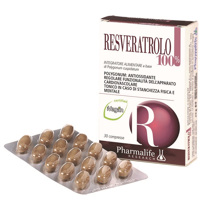 RESVERATROLO 100% 30 COMPRESSE - Farmacia Rossi2 - Farmacia Rossi 