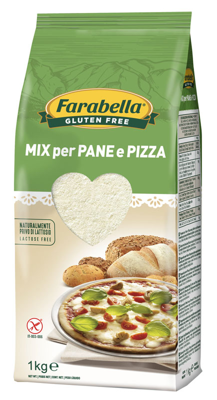 FARABELLA FARINA PREPARATO PANE/PIZZA 1 KG - Farmacia Rossi2 - Farmacia Rossi 