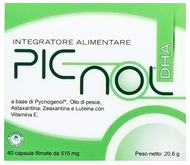 PICNOL DHA 40 CAPSULE 21,11 G - Farmacia Rossi2 - Farmacia Rossi 