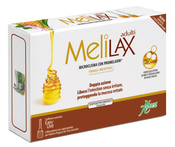 MELILAX ADULTI MICROCLISMI 6 PEZZI 10 G - Farmacia Rossi2 - Farmacia Rossi 