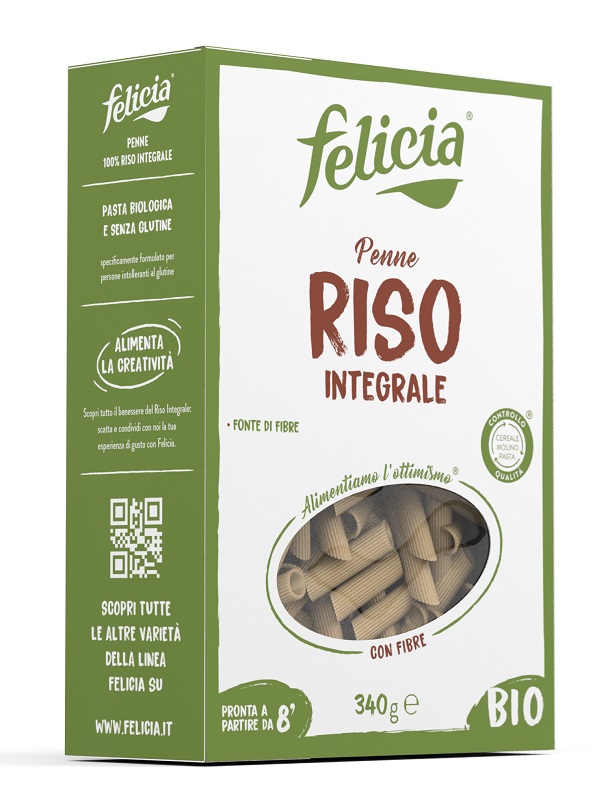 FELICIA BIO RISO INTEGRALE PENNE 340 G - Farmacia Rossi2 - Farmacia Rossi 
