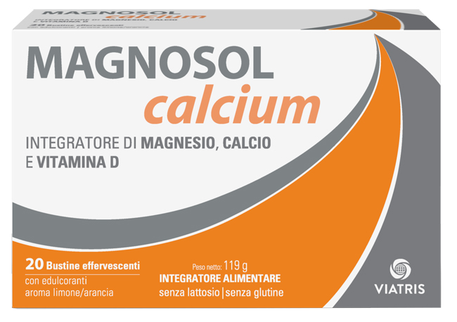 MAGNOSOL CALCIUM POLVERE EFFERVESCENTE 20 BUSTINE - Farmacia Rossi2 - Farmacia Rossi 