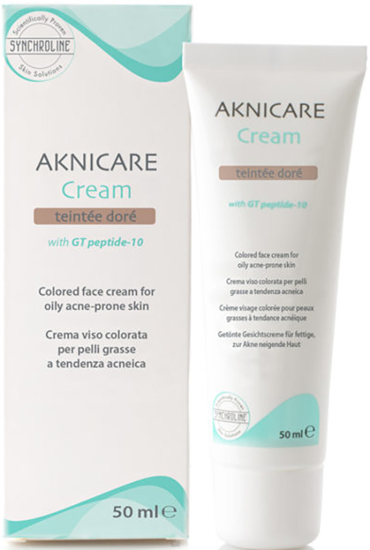 AKNICARE CREAM CREMA COLORATA TEINTEE DORE' 50 ML - Farmacia Rossi2 - Farmacia Rossi 