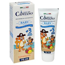 PASTA CAPITANO DENTIFRICIO BABY T FRU 75 ML - Farmacia Rossi2 - Farmacia Rossi 