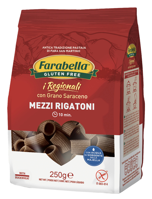 FARABELLA MEZZI RIGATONI AL GRANO SARACENO 250 G - Farmacia Rossi2 - Farmacia Rossi 