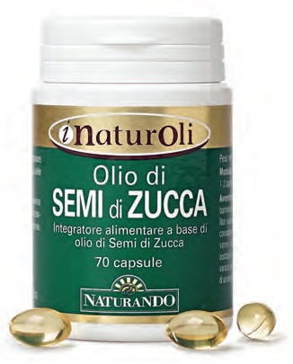 I NATUROLI OLIO DI SEMI DI ZUCCA 70 CAPSULE - Farmacia Rossi2 - Farmacia Rossi 
