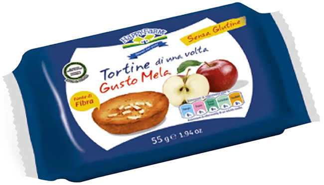 HAPPY FARM TORTINE MELA 55 G - Farmacia Rossi2 - Farmacia Rossi 