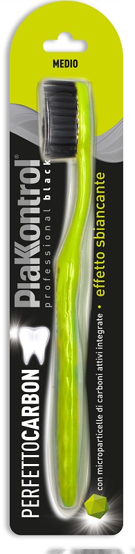 PLAKKONTROL PERFETTO CARBON SPAZZOLINO MANUALE BLISTER 1 PEZZO - Farmacia Rossi2 - Farmacia Rossi 
