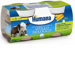 HUMANA OMOGENEIZZATO VITELLO BIO 2 VASETTI 80 G - Farmacia Rossi2 - Farmacia Rossi 