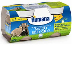 HUMANA OMOGENEIZZATO MANZO BIO 2 VASETTI 80 G - Farmacia Rossi2 - Farmacia Rossi 