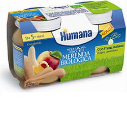 HUMANA MERENDA MELA/BANANA/BISCOTTO BIO 240 G - Farmacia Rossi2 - Farmacia Rossi 