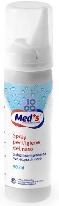 MEDS SPRAY IPERTONICO ACQUA NASO 50 ML - Farmacia Rossi2 - Farmacia Rossi 