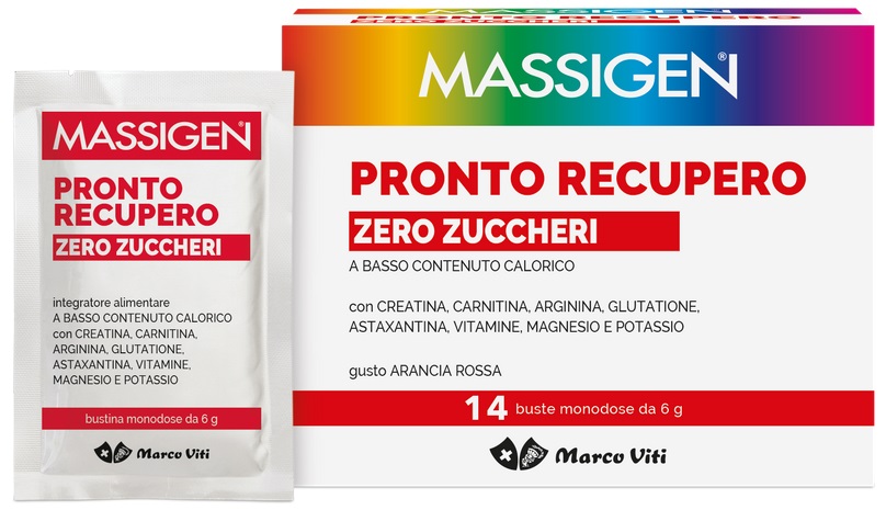 MASSIGEN PRONTO RECUPERO ZERO ZUCCHERI 14 BUSTINE - Farmacia Rossi2 - Farmacia Rossi 