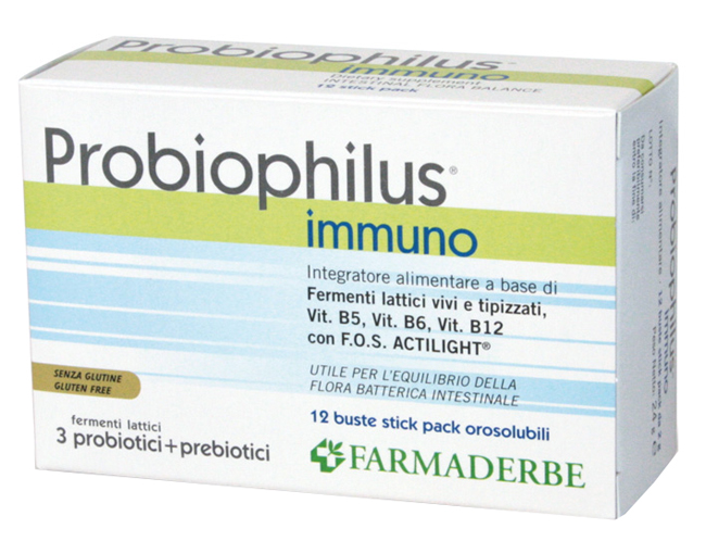 PROBIOPHILUS IMMUNO 12 BUSTE - Farmacia Rossi2 - Farmacia Rossi 
