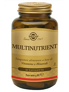 MULTINUTRIENT SOLGAR 30 TAVOLETTE - Farmacia Rossi2 - Farmacia Rossi 