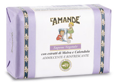 L'AMANDE MARSEILLE SAPONE VEGETALE MALVA/CALENDULA 200 G - Farmacia Rossi2 - Farmacia Rossi 