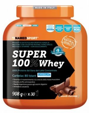 SUPER100% WHEY SMOOTH CHOCOLATE 908 G - Farmacia Rossi2 - Farmacia Rossi 