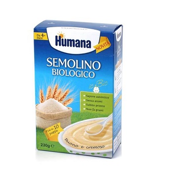 HUMANA SEMOLINO BIOLOGICO 230 G - Farmacia Rossi2 - Farmacia Rossi 