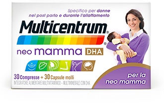 MULTICENTRUM NEO MAMMA DHA 30 COMPRESSE + 30 CAPSULE MOLLI - Farmacia Rossi2 - Farmacia Rossi 