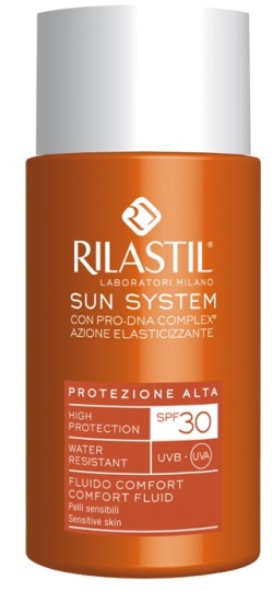 RILASTIL SUN SYSTEM PHOTO PROTECTION THERAPY SPF30 COMFORT FLUIDO 50 ML - Farmacia Rossi2 - Farmacia Rossi 