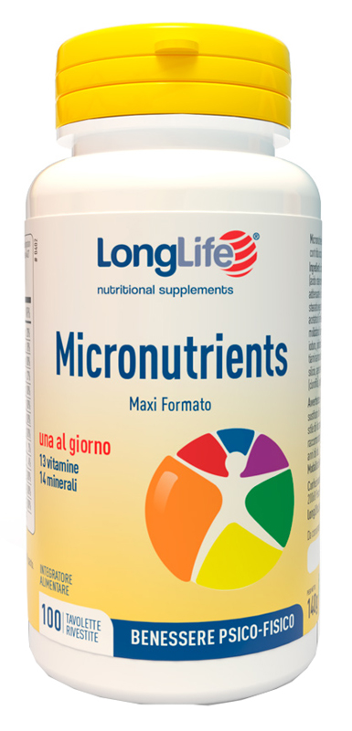 LONGLIFE MICRONUTRIENTS 100 TAVOLETTE - Farmacia Rossi2 - Farmacia Rossi 