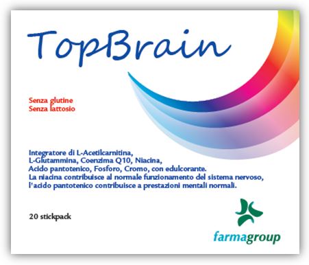 TOPBRAIN 20 STICK 4,5 G - Farmacia Rossi2 - Farmacia Rossi 