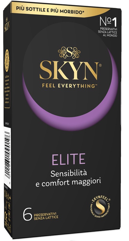 PROFILATTICO ANSELL AKUEL SKIN ELITE 6 PEZZI - Farmacia Rossi2 - Farmacia Rossi 