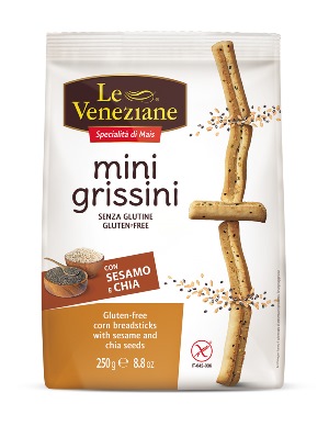 LE VENEZIANE MINI GRISSINI SESAMO E CHIA 250 G - Farmacia Rossi2 - Farmacia Rossi 